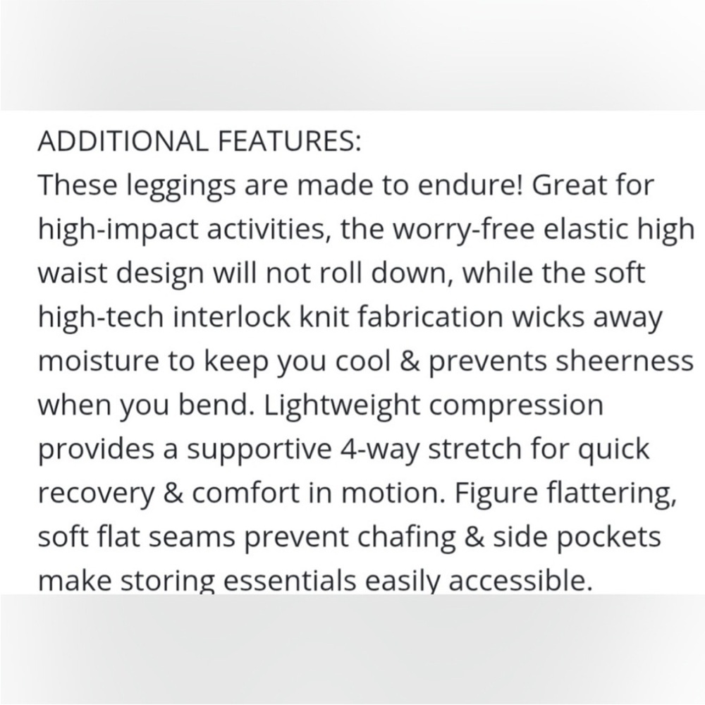 Antonio Melani Active Endurance leggings - Picture 7 of 8